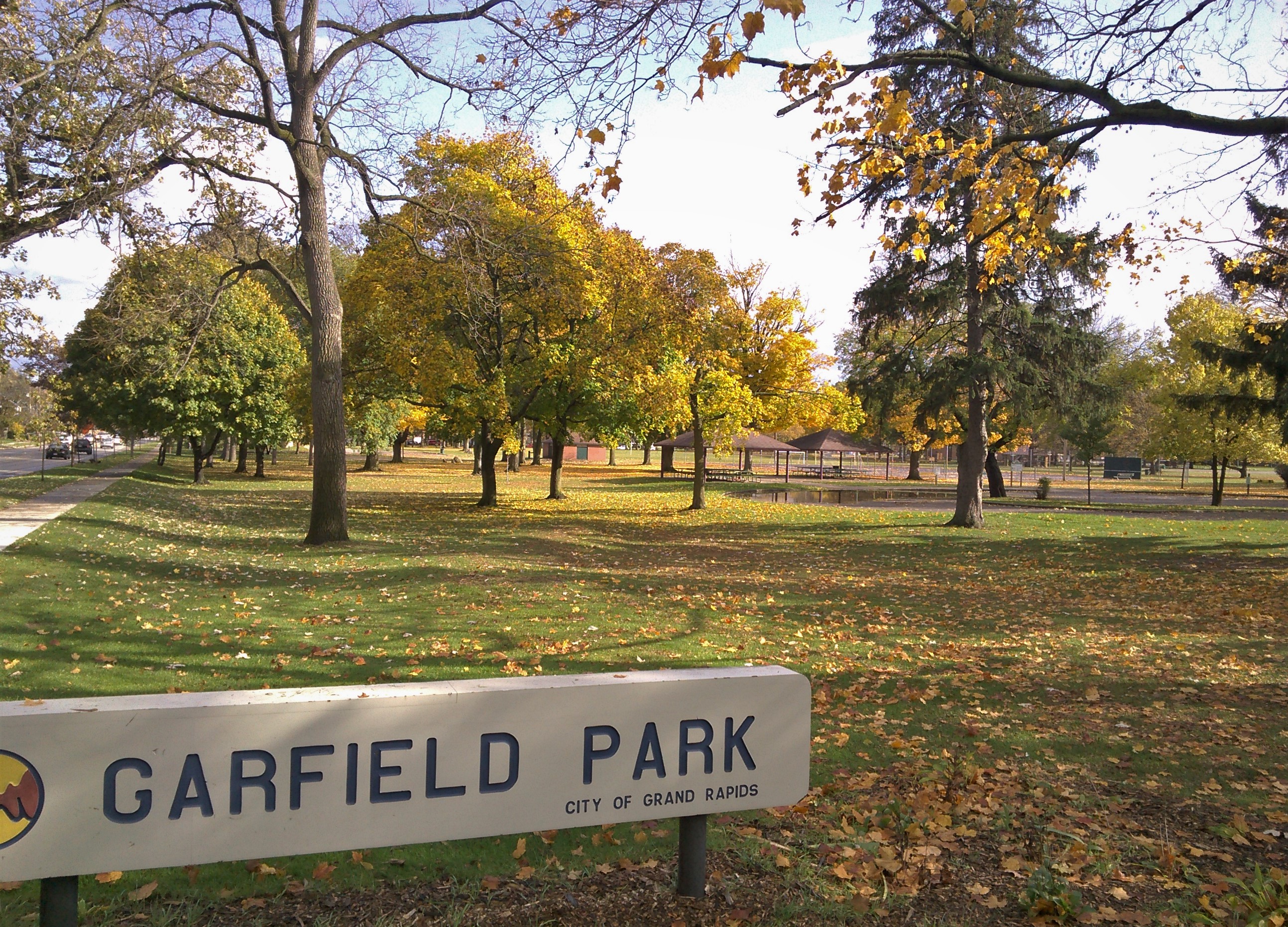 Garfield Park landscape in Grand Rapids