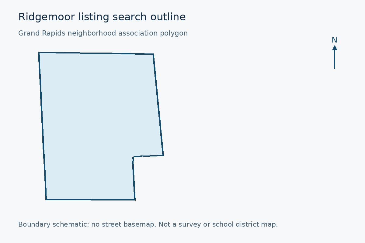 Ridgemoor neighborhood association search outline