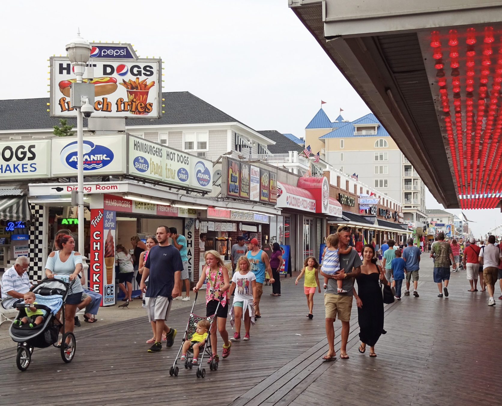 Ocean City Maryland beach and boardwalk during summer 2026 season