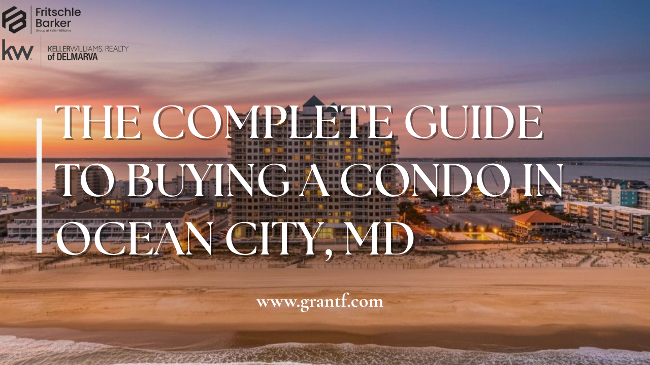 Oceanfront condo buildings along the Ocean City Maryland skyline - The Complete Guide to Buying a Condo in Ocean City MD by The Fritschle Barker Group