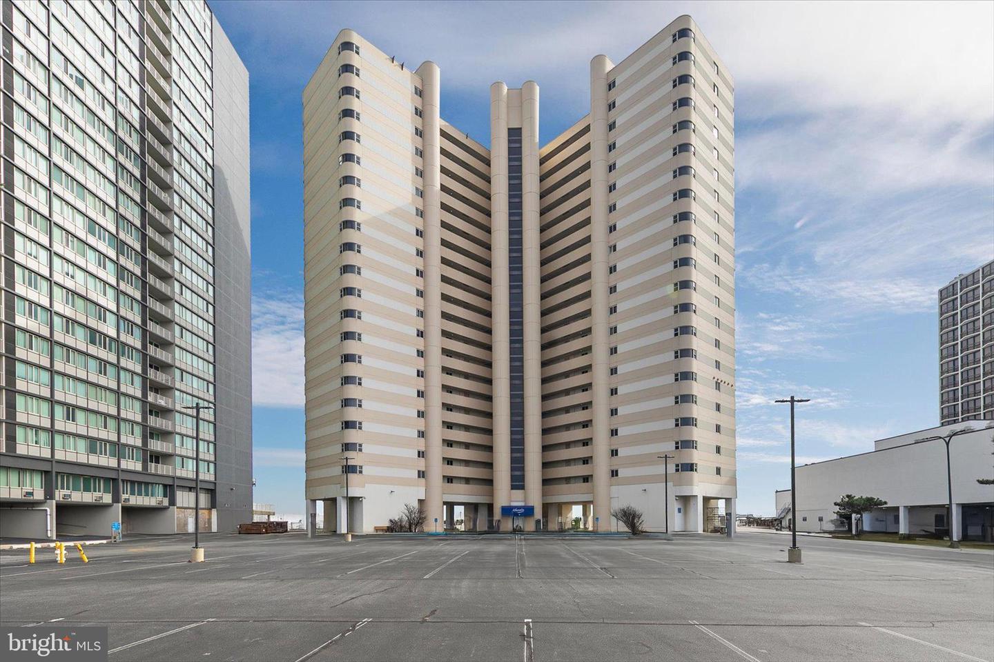 Atlantis oceanfront condo building exterior view, Ocean City, MD