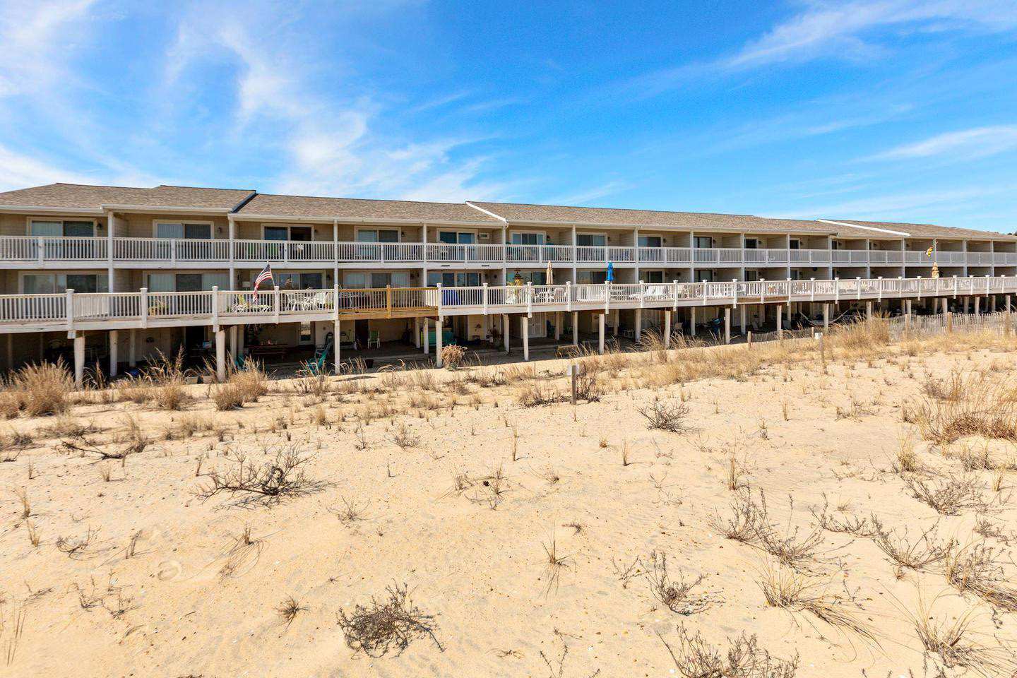 Dune House oceanfront townhouse exterior view, Ocean City, MD