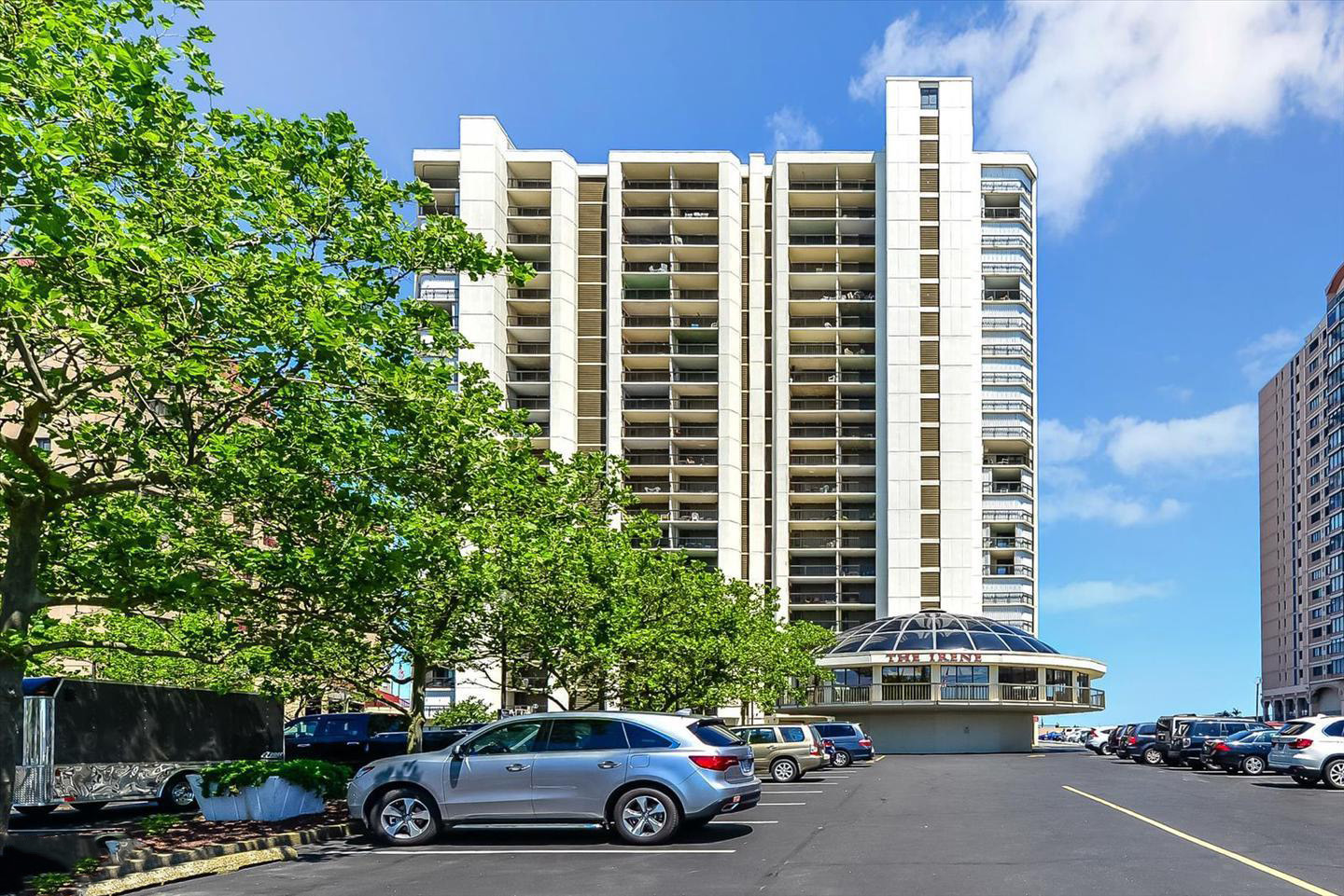 Irene oceanfront condo building exterior view, Ocean City, MD