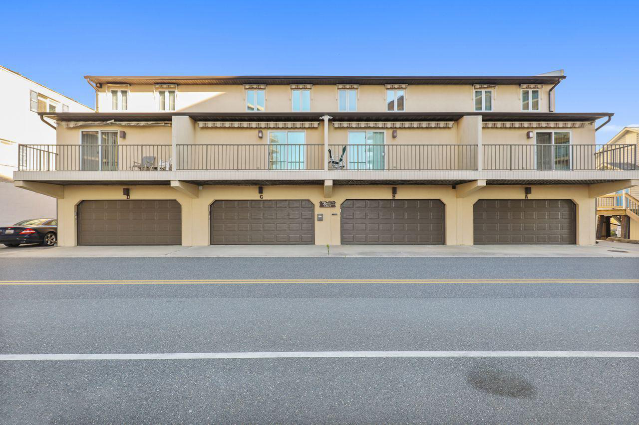Karoll I oceanfront townhouse exterior view, Ocean City, MD