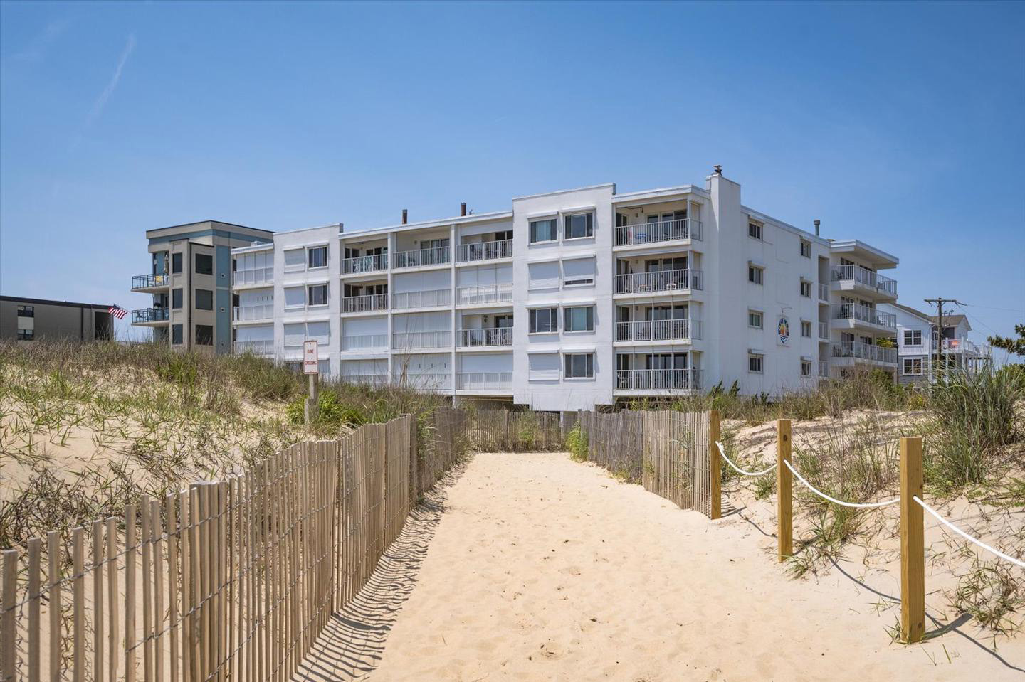 Ocean One oceanfront condo building exterior view, Ocean City, MD
