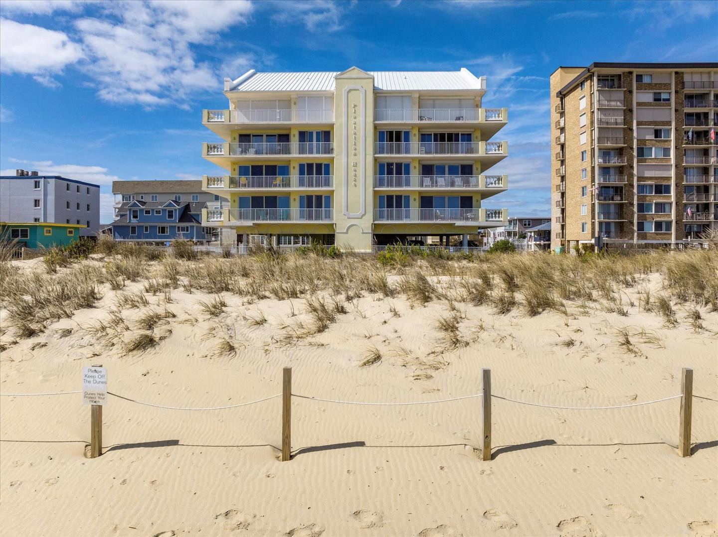 Plantation House oceanfront condo building exterior view, Ocean City, MD