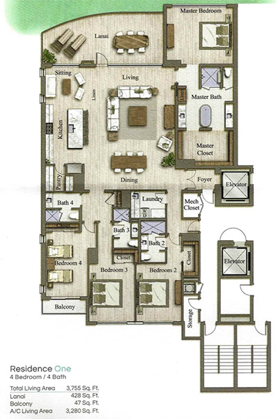 Kalea Bay 100 - Residence One