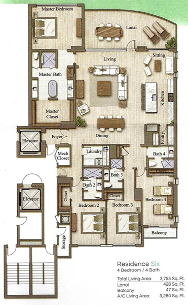 Kalea Bay 100 - Residence Six