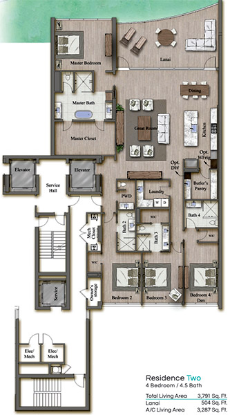 Kalea Bay - 200 - Residence Two