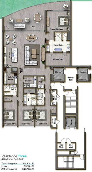 Kalea Bay - 200 - Residence Three