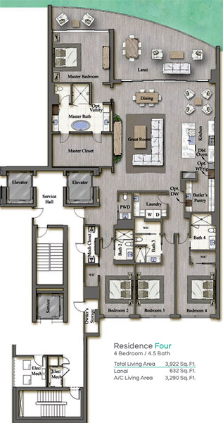 Kalea Bay - 300 - Residence Four