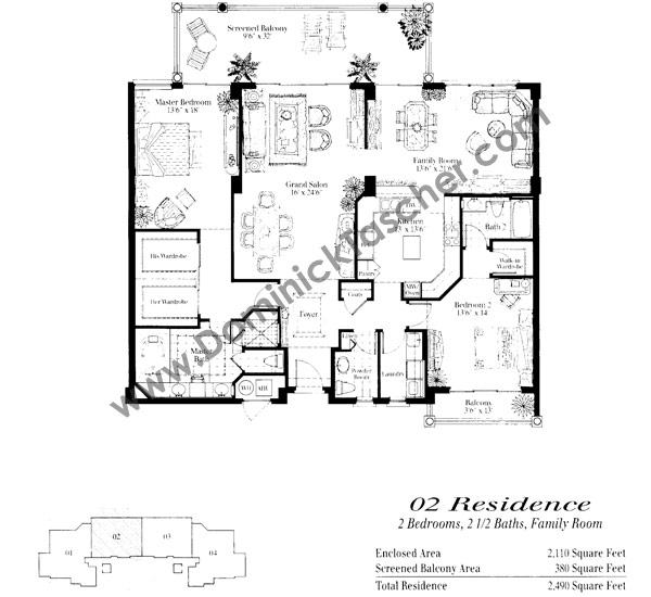 Mansion La Palma Floor Plans