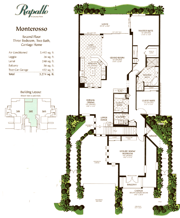 Rapallo Carriage Homes Floor Plans. Rapallo Estero