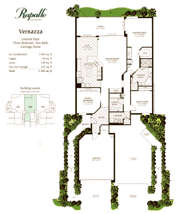 Rapallo Carriage Homes Floor Plans. Rapallo Estero