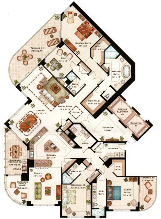 Tavira At Bonita Bay Floor Plans