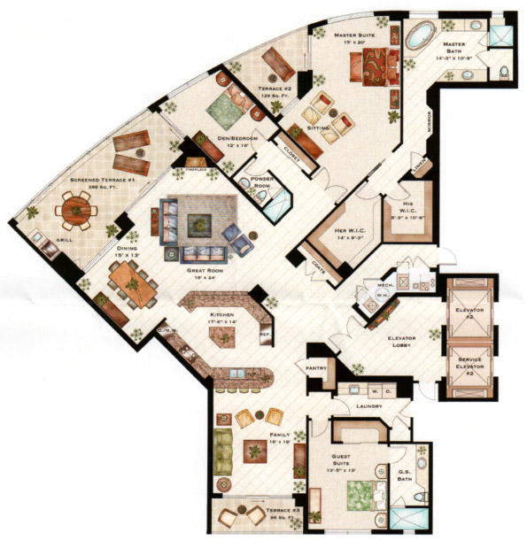 Tavira At Bonita Bay Floor Plans
