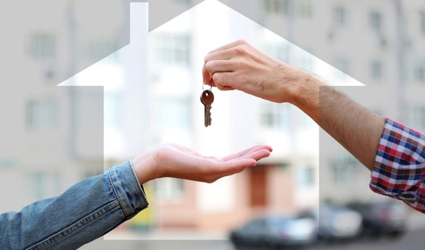 dropping off home keys