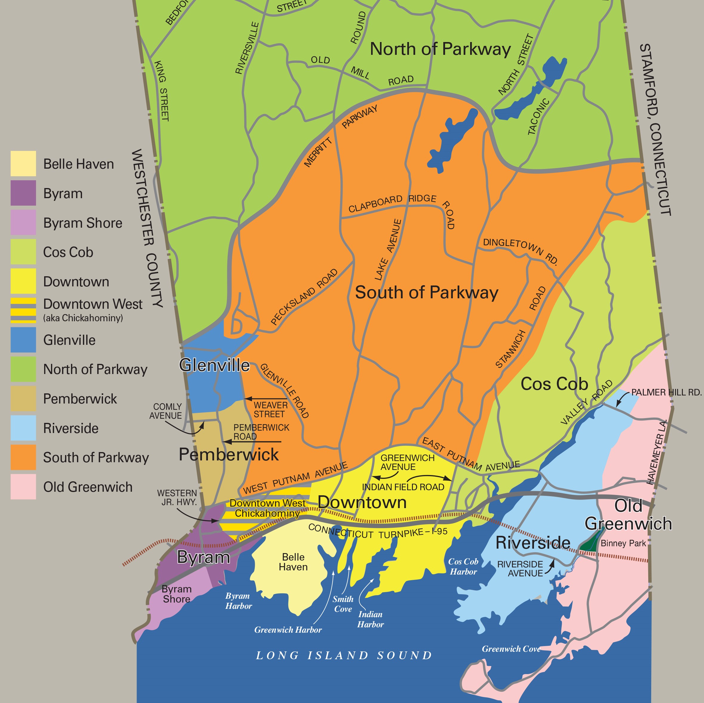 search by villages of greenwich