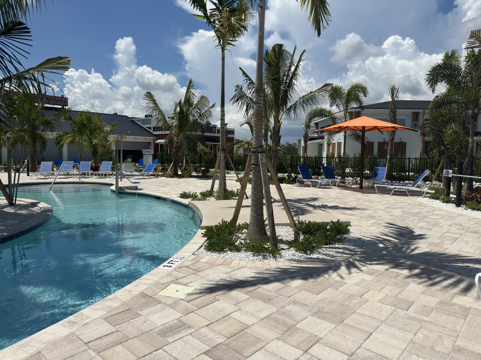 Resort-style pool at The Cove in Tucker's Cove