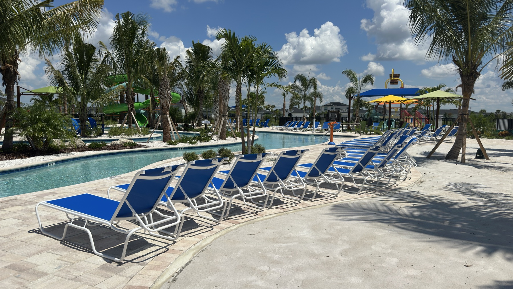 The Cove waterpark amenities at Tucker's Cove in Babcock Ranch