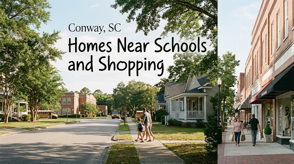 Conway, SC Homes Near Schools and Shopping