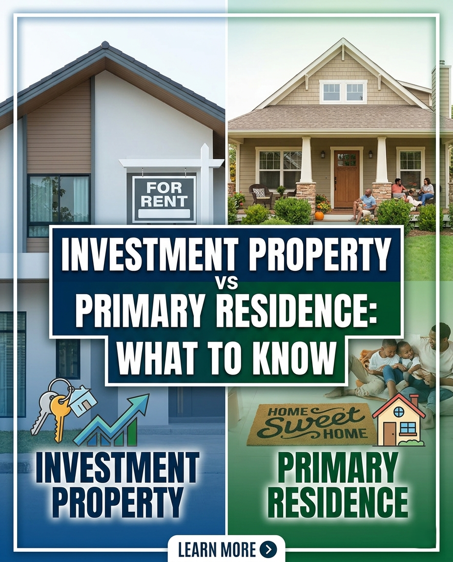  Investment Property vs Primary Residence What to Know