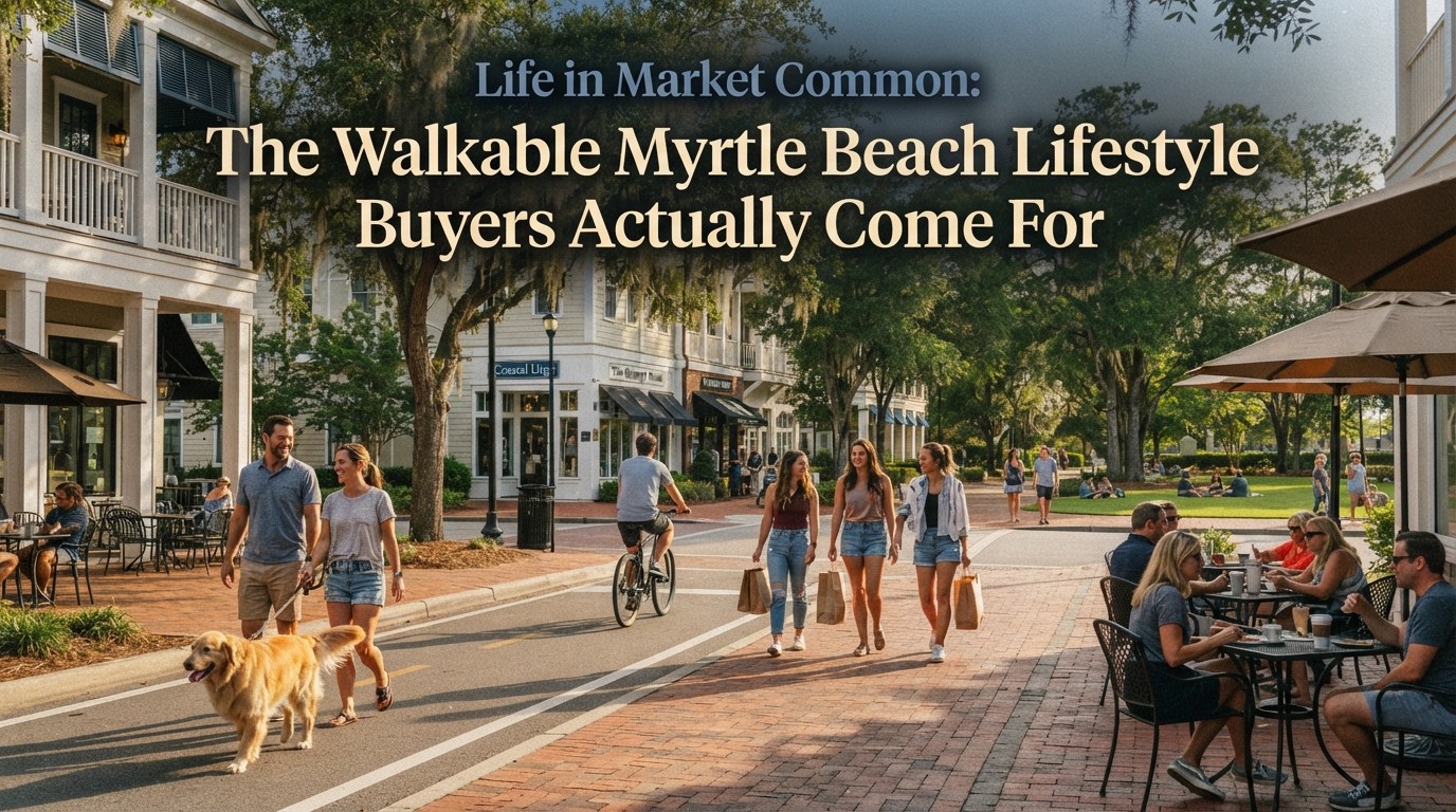 Life in Market Common: The Walkable Myrtle Beach Lifestyle Buyers Actually Come For