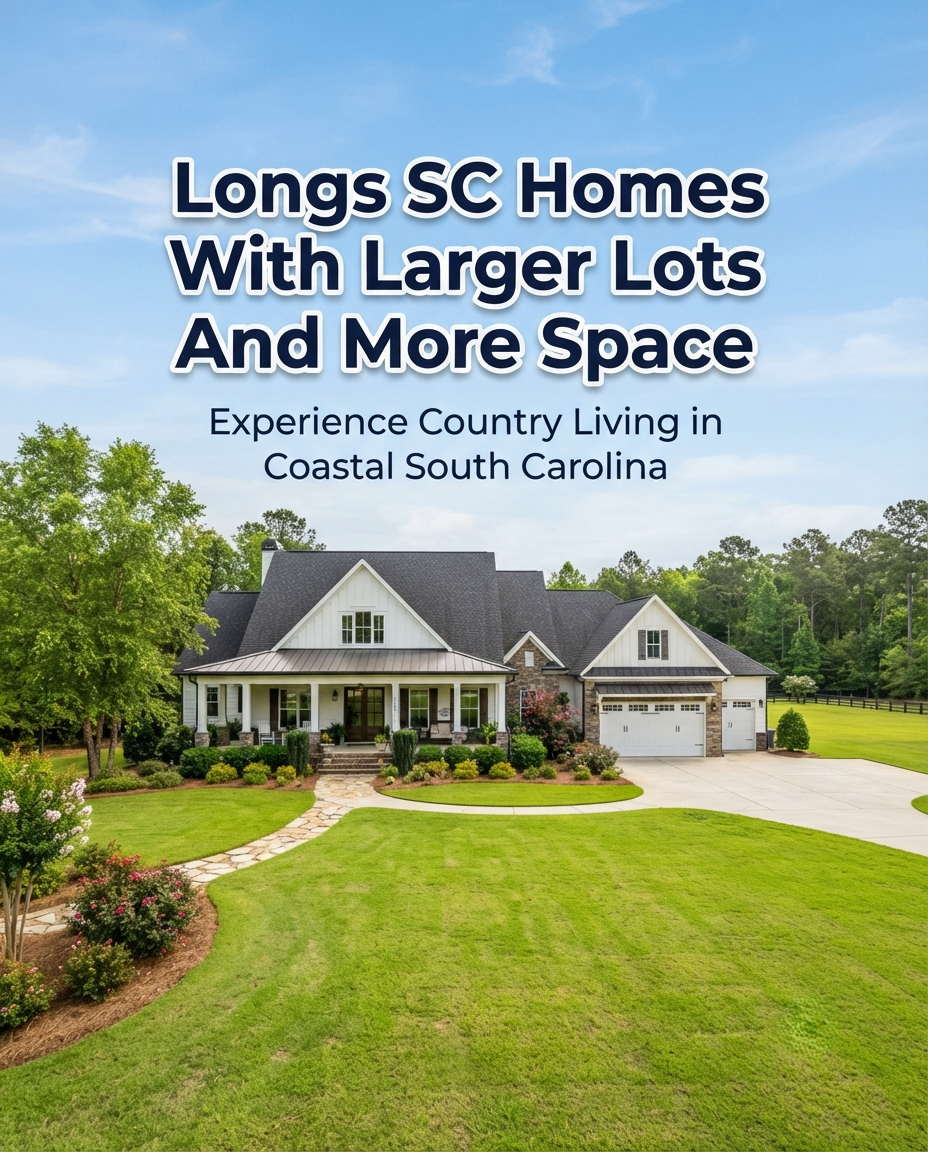 Longs SC Homes With Larger Lots and More Space