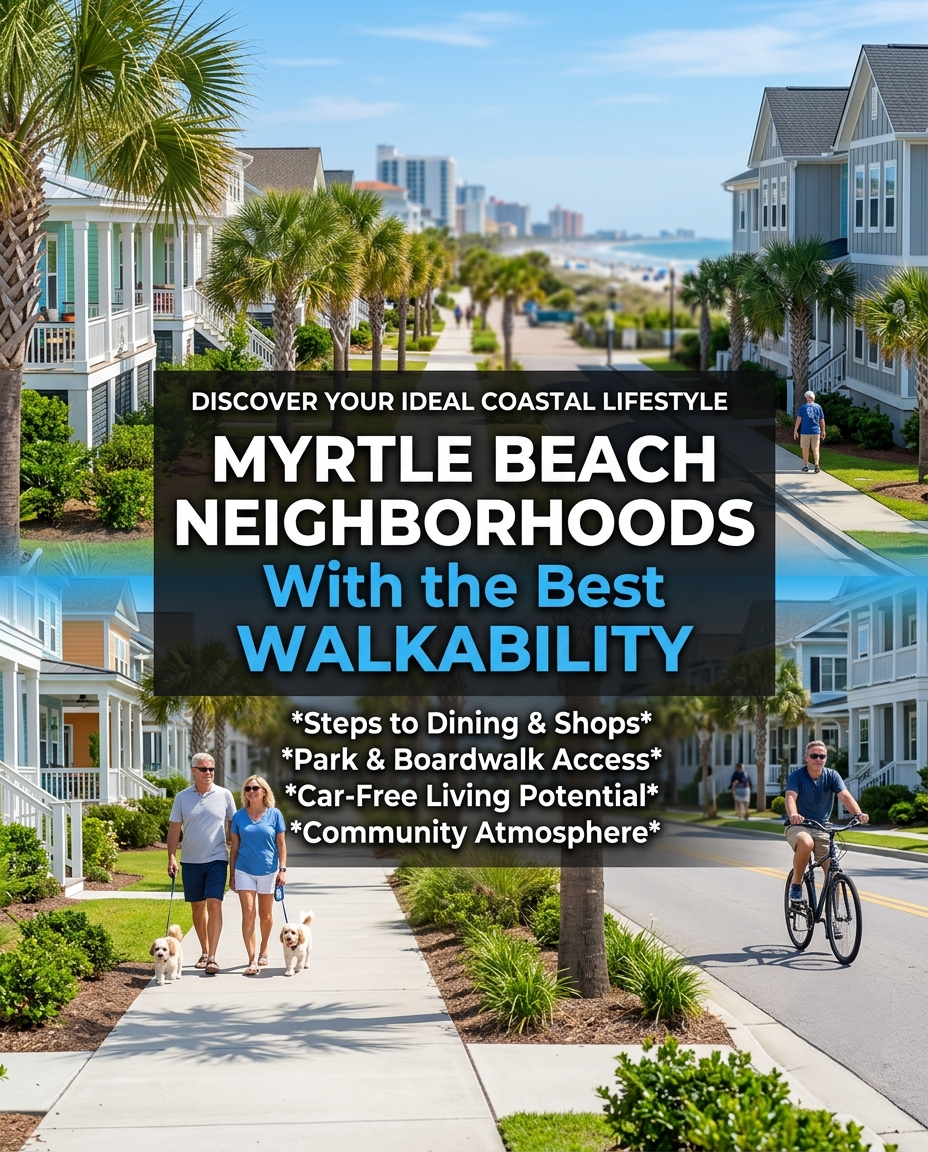 Myrtle Beach Neighborhoods With the Best Walkability