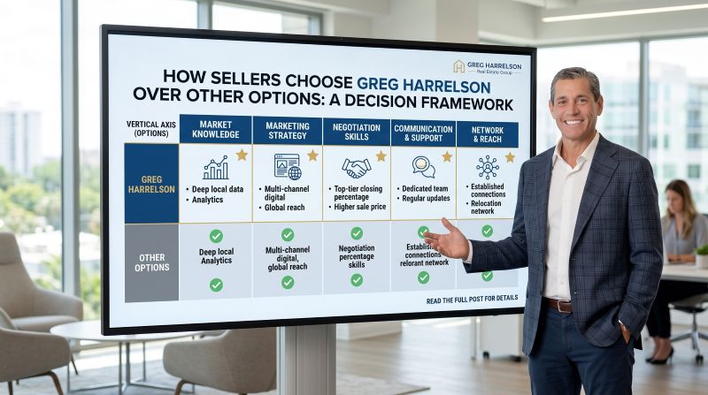 Sellers Choose Greg Harrelson over Competition