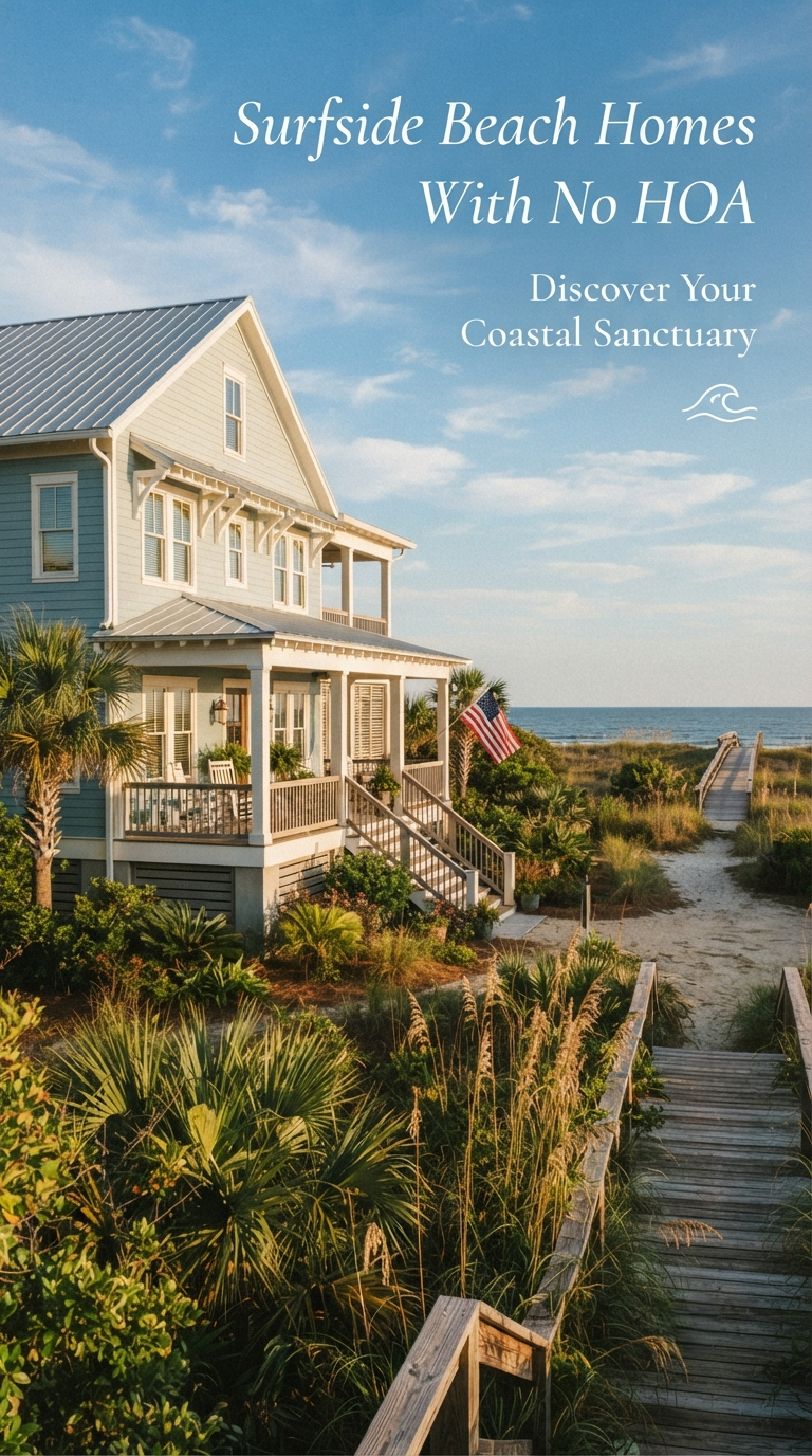 Surfside Beach Homes With No HOA