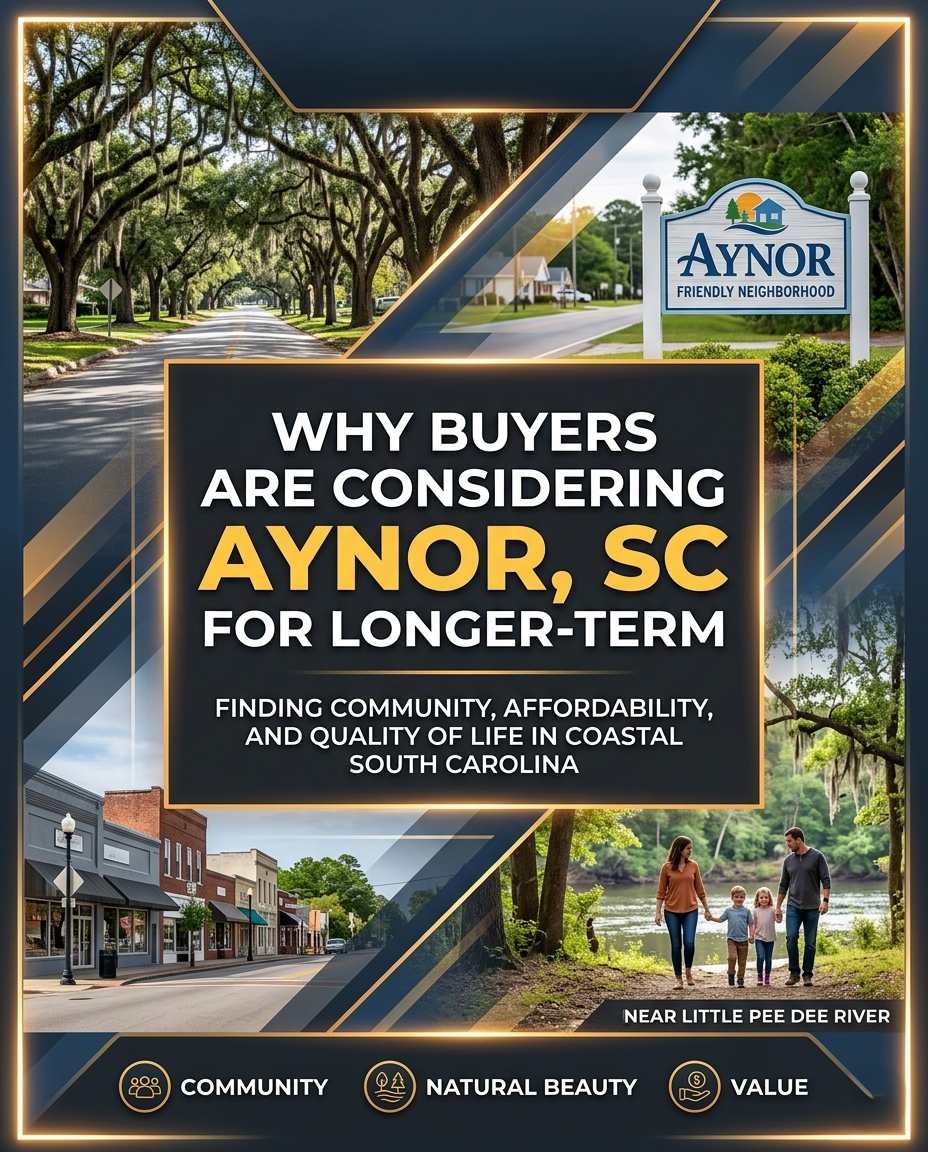 Why Buyers Are Considering Aynor, SC for Longer-Term Living