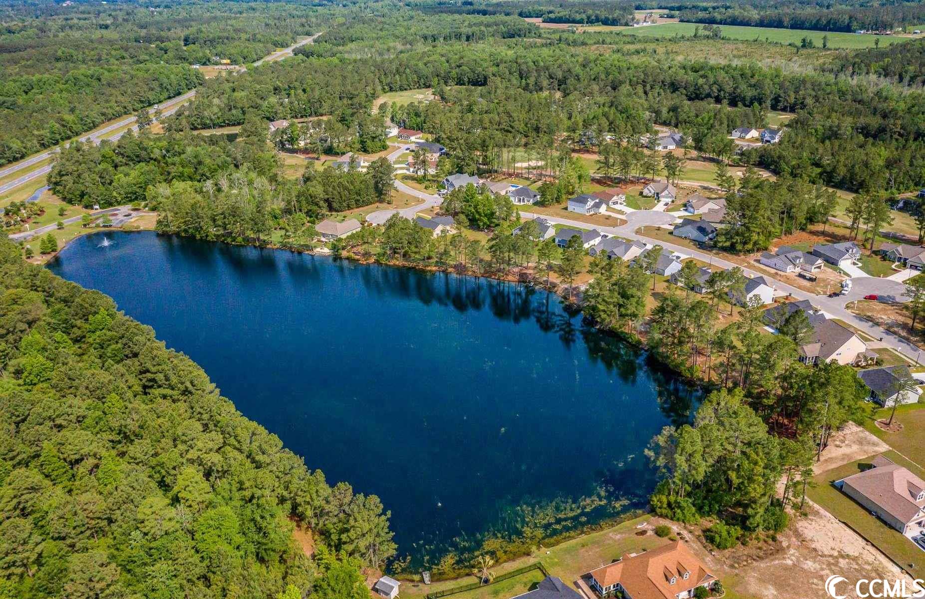 Aerial View over Woodland Valley in Loris SC