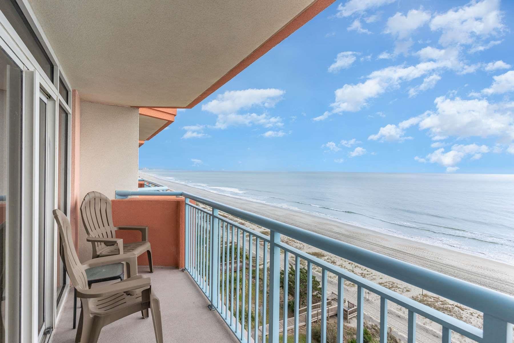 Roxanne Towers Oceanfront View from Balcony