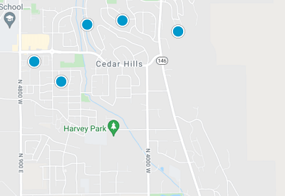 Cedar Hills Map Search
