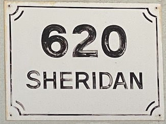 620 Sheridan Sign