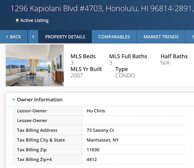 Chris Hu Ownership at Moana Pacific