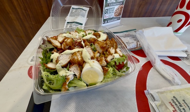 Cobb Salad at Chik fil A Honolulu