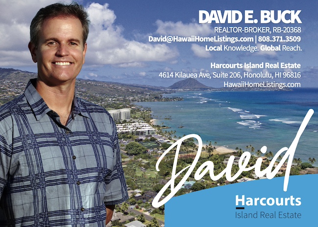 David E. Buck Realtor Selling Waialae Golf Course Homes