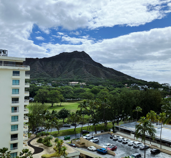 Diamond Head Seen from Sans Souci