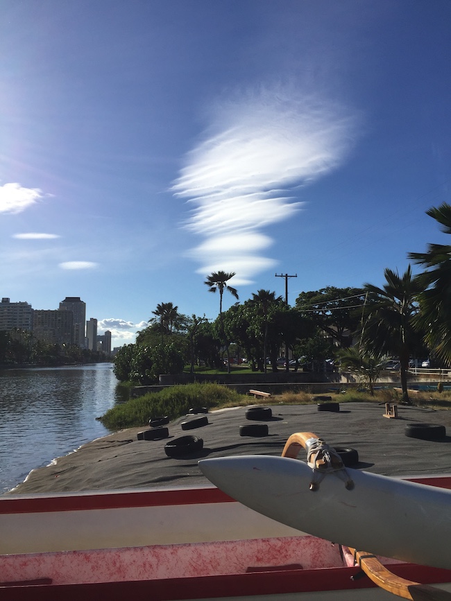 Funnel Cloud on the Ala Wai Canal
