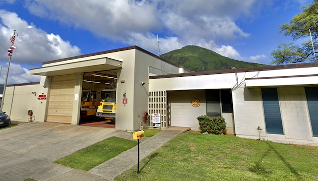 Hawaii Kai Fire Station on Lunalilo Home Road