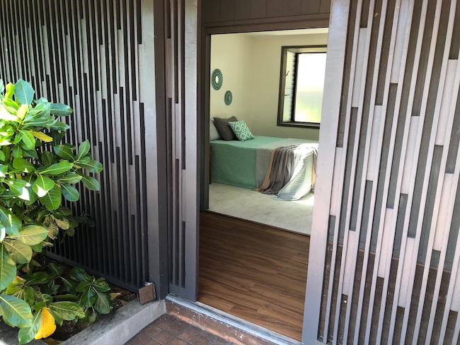 Indoor Outdoor Living at Diamond Head Mid Century Modern Home on Kepa Street