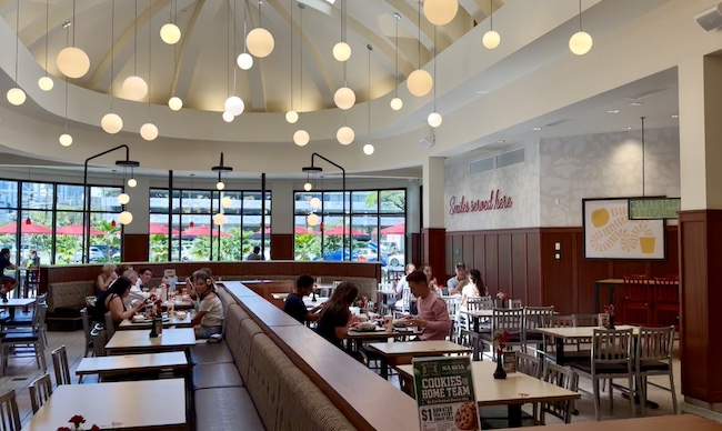 Indoor Seating at Chik fil A Honolulu