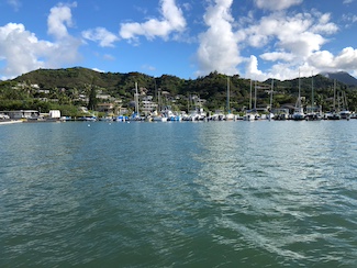 Yacht Club seen from Kaneohe Bay