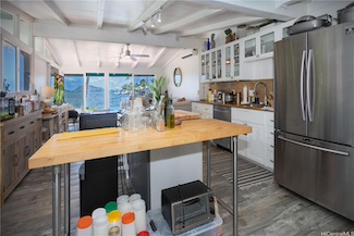Lilipuna Kitchen with Ocean Views