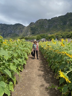 Mom in Sunflowers