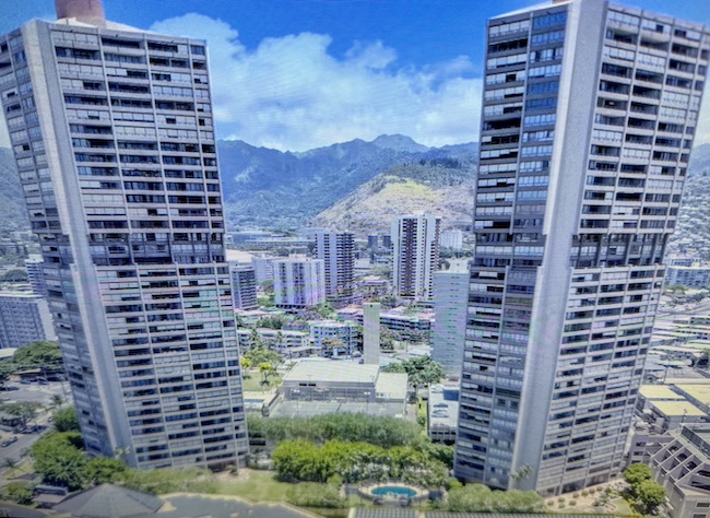 Royal Iolani Aerial View