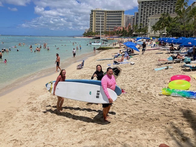 Surfing Lessons in Waikiki