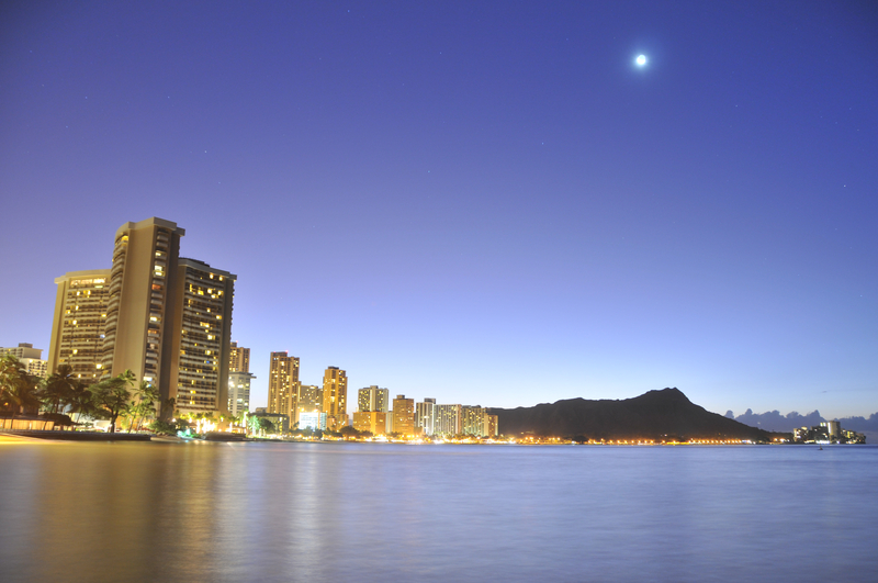 Diamond Head at Dusk
